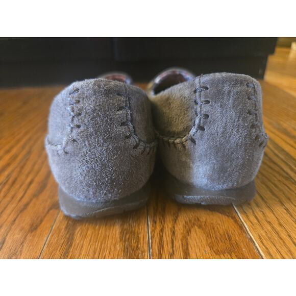 Skechers Relaxed Fit Air-Cooled Memory Foam Brown Suede Slip-On Shoes Size 6.5 - Picture 6 of 11